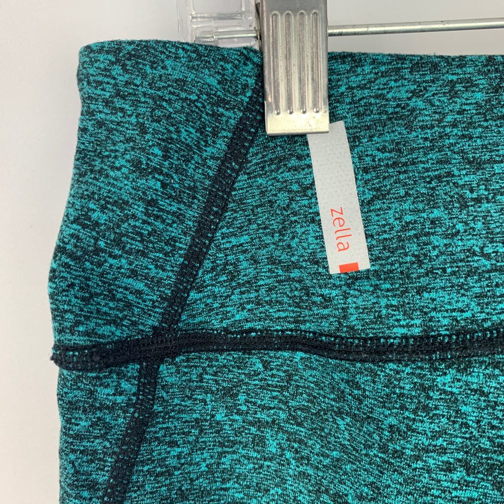 ZELLA | Green/Black Cropped Leggings - L - Picture 5 of 5